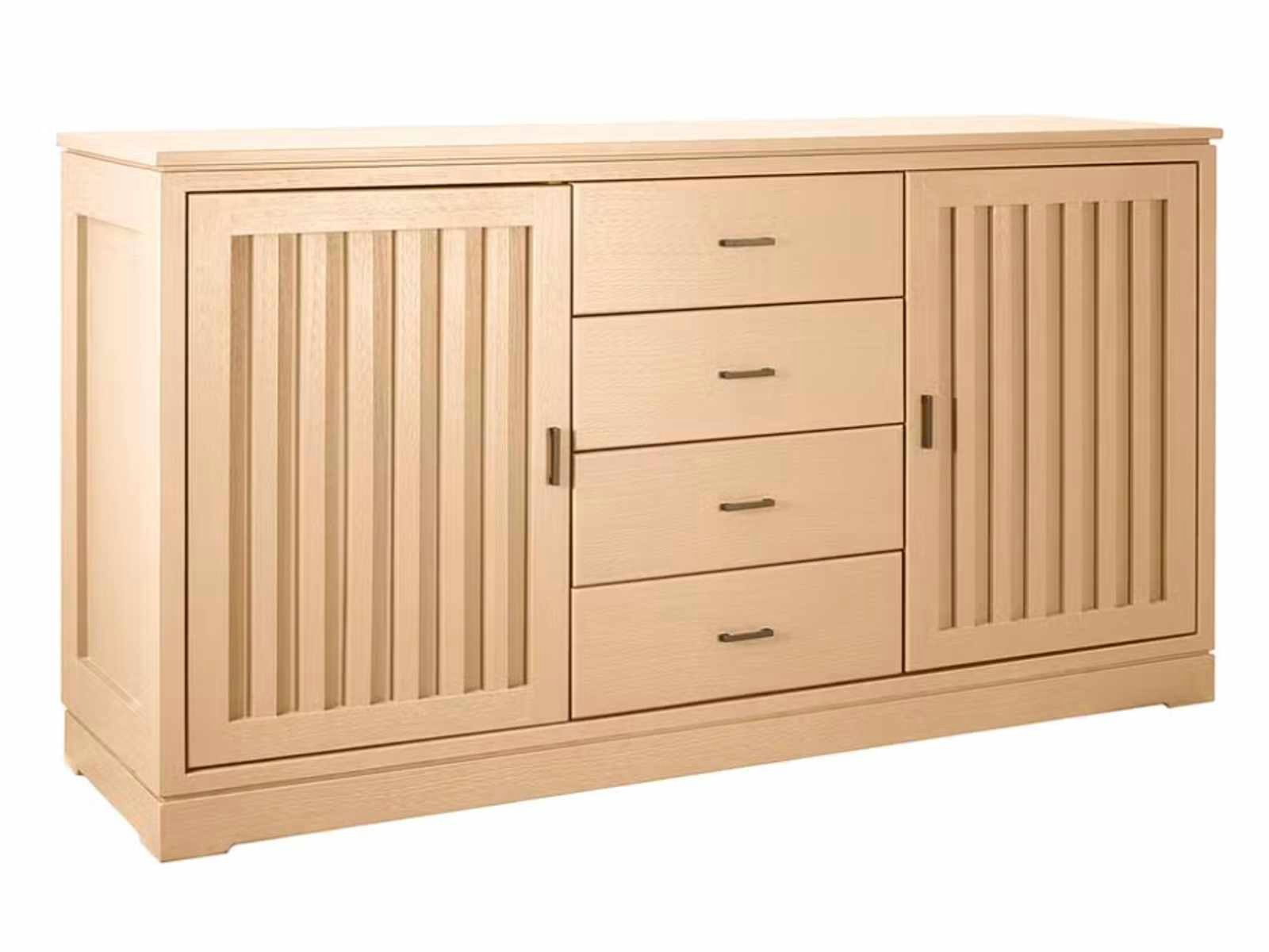 Casamia Sideboard Sideboard Casaverde 2-türig mit 4 Schubladen Pinie Massivholz