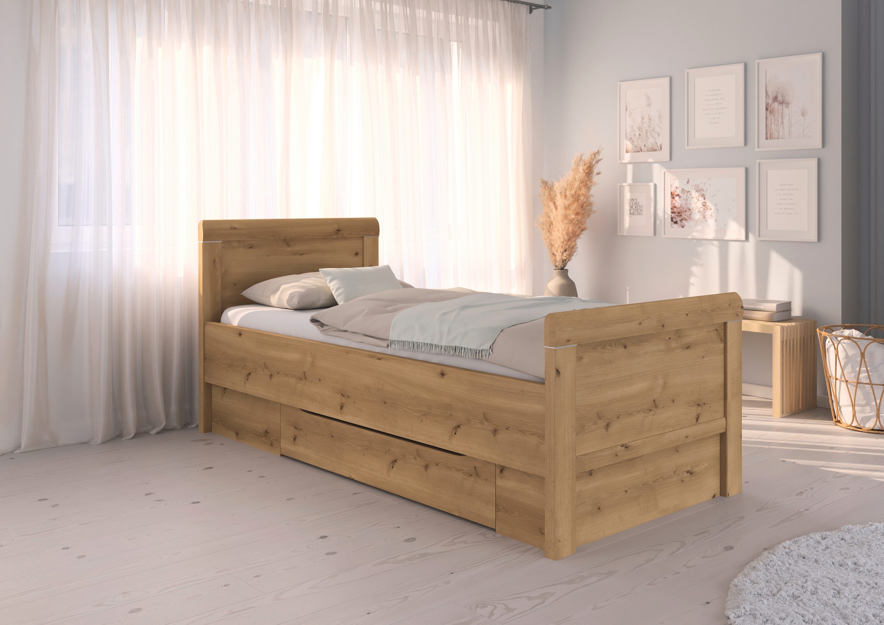 rauch Stauraumbett Bett Einzelbett Stollenbett Bettkästen EVELYN, in Komfor günstig online kaufen