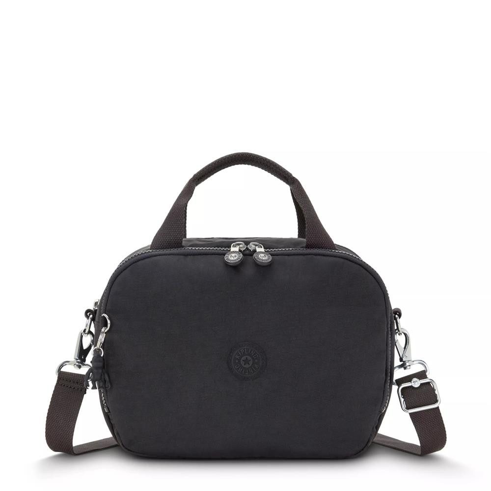KIPLING Beautycase PALMBEACH, Beautycase, Black Noir (schwarz), Kulturtasche 7L Trolleyhalterung