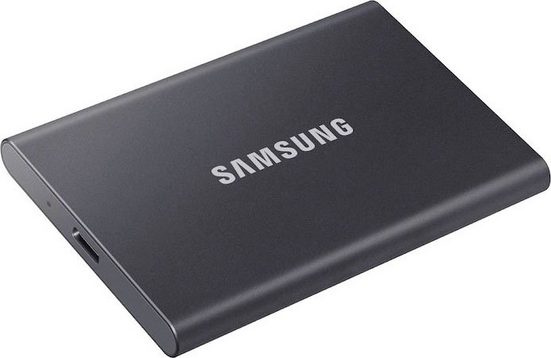 Samsung »Portable SSD T7 1 TB« externe SSD (1 TB) 1050 MB/S Lesegeschwindigkeit, 1000 MB/S Schreibgeschwindigkeit