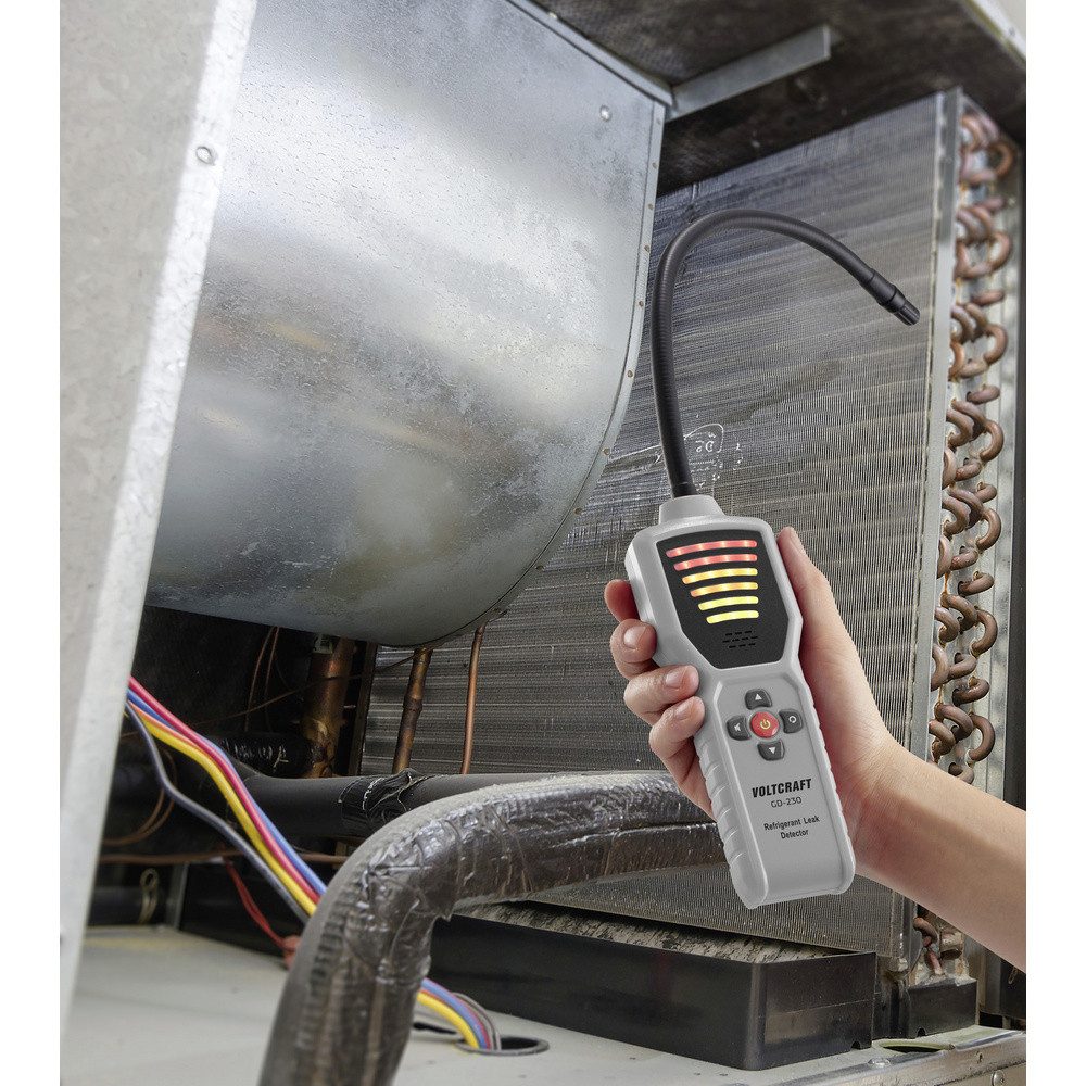 VOLTCRAFT Klimamesser Gasleck-Detektor VOLTCRAFT GD-230 F-Gase Kältemittel, F-Gase