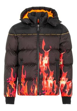 Cipo & Baxx Steppjacke im coolen Flammen-Design