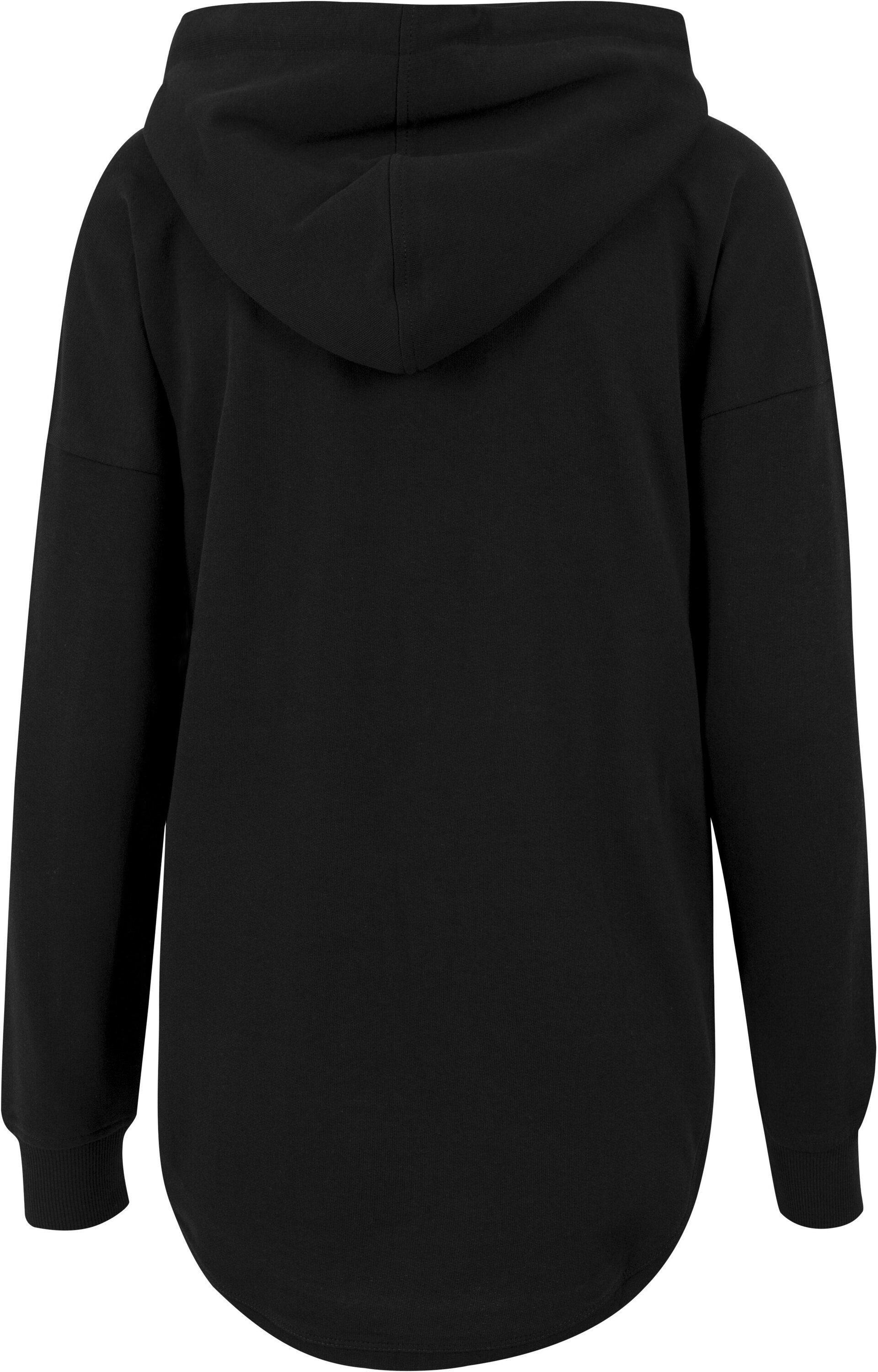 Damen Hoody Ladies black Oversized URBAN Kapuzenpullover Terry CLASSICS (1-tlg)