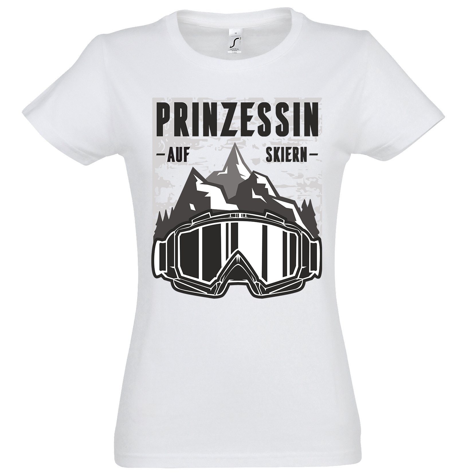 T-Shirt Prinzessin Auf Skiern Damen Shirt