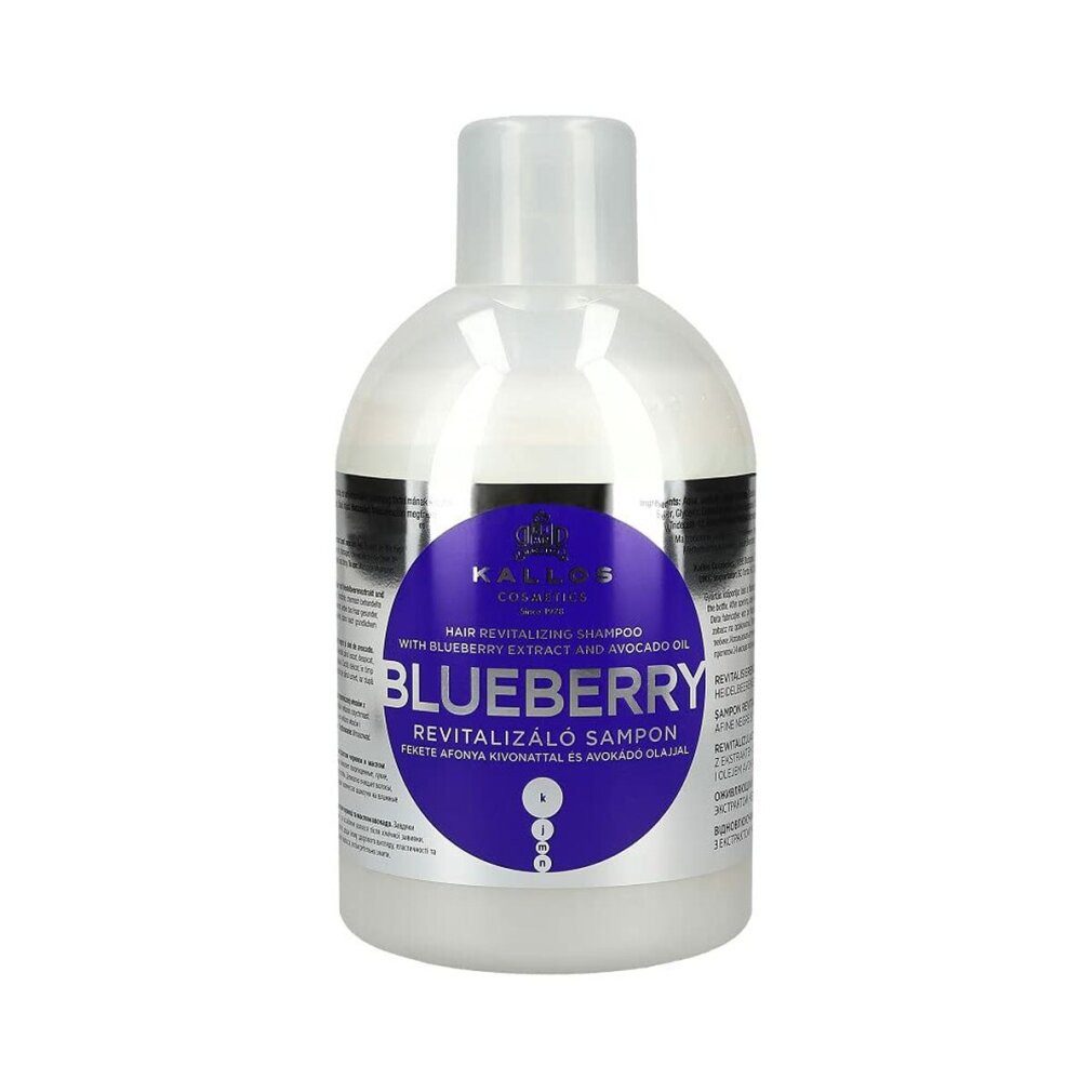 Kallos Cosmetics Haarshampoo Kallos Hair Shampoo With Blueberry Extract And Avocado Oil 1000 ml