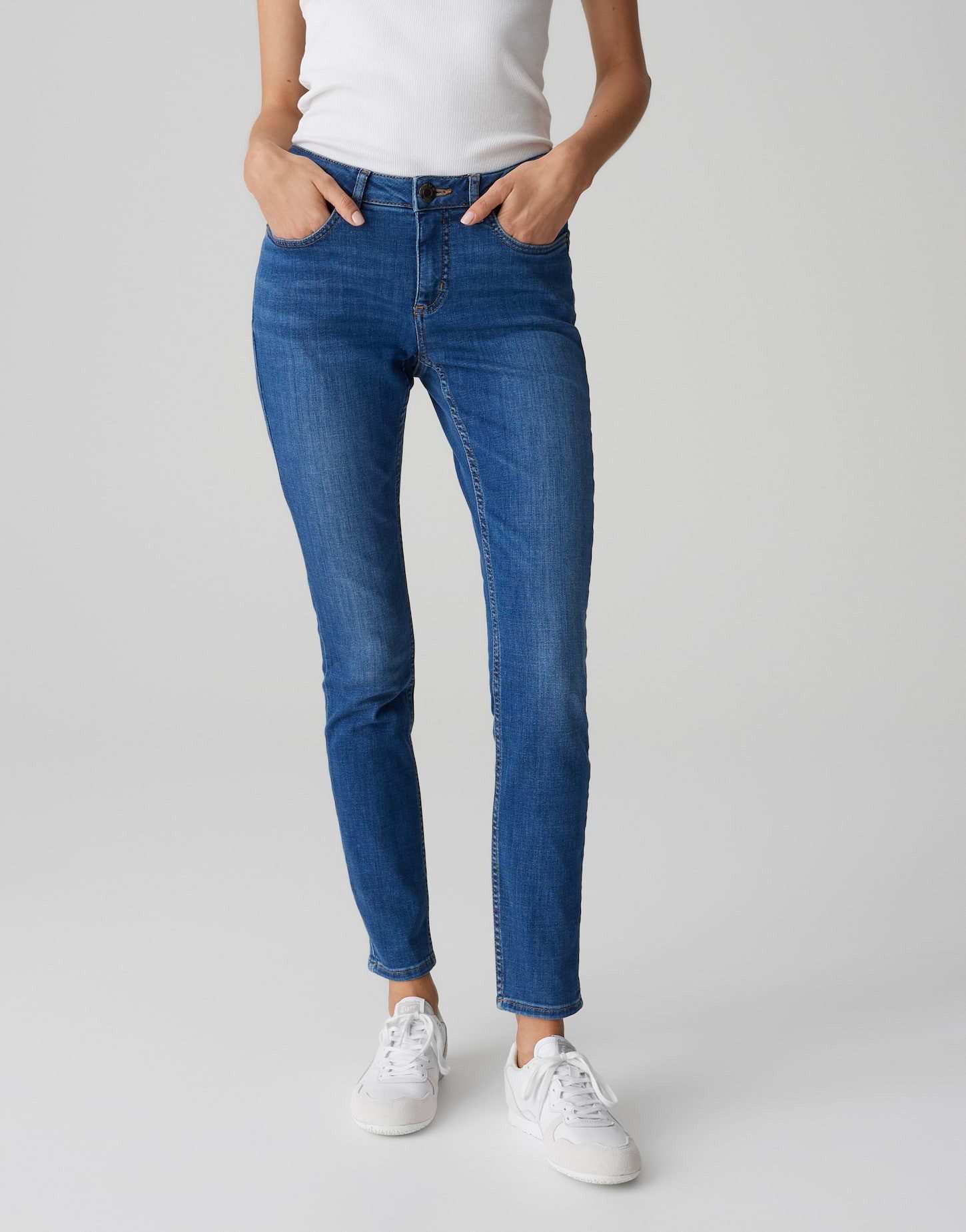 Skinny-fit-Jeans Elma strong blue