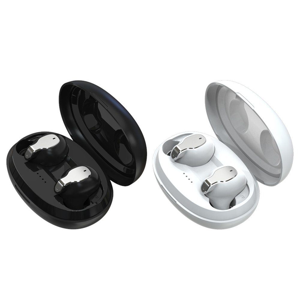 IXTECH In-Ear-Kopfhörer Bluetooth-Kopfhörer (Touch Control Siri) Weiß Assistant, Ohrhörer, Voice