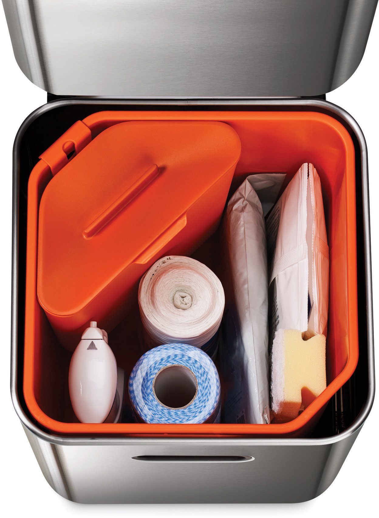 Joseph Joseph Mülleimer Totem Compact, herausnehmbares Biomüllfach 3 Liter