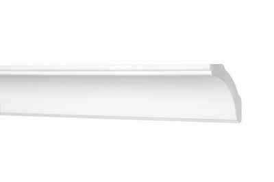 marbet design Eckprofil »E-43«, Marbet Deckenleisten aus Styropor XPS - Hochwertige Stuckleisten leicht & robust im modernen Design - (2 Meter Sparpaket E-43 - 80x80mm) Wandleiste