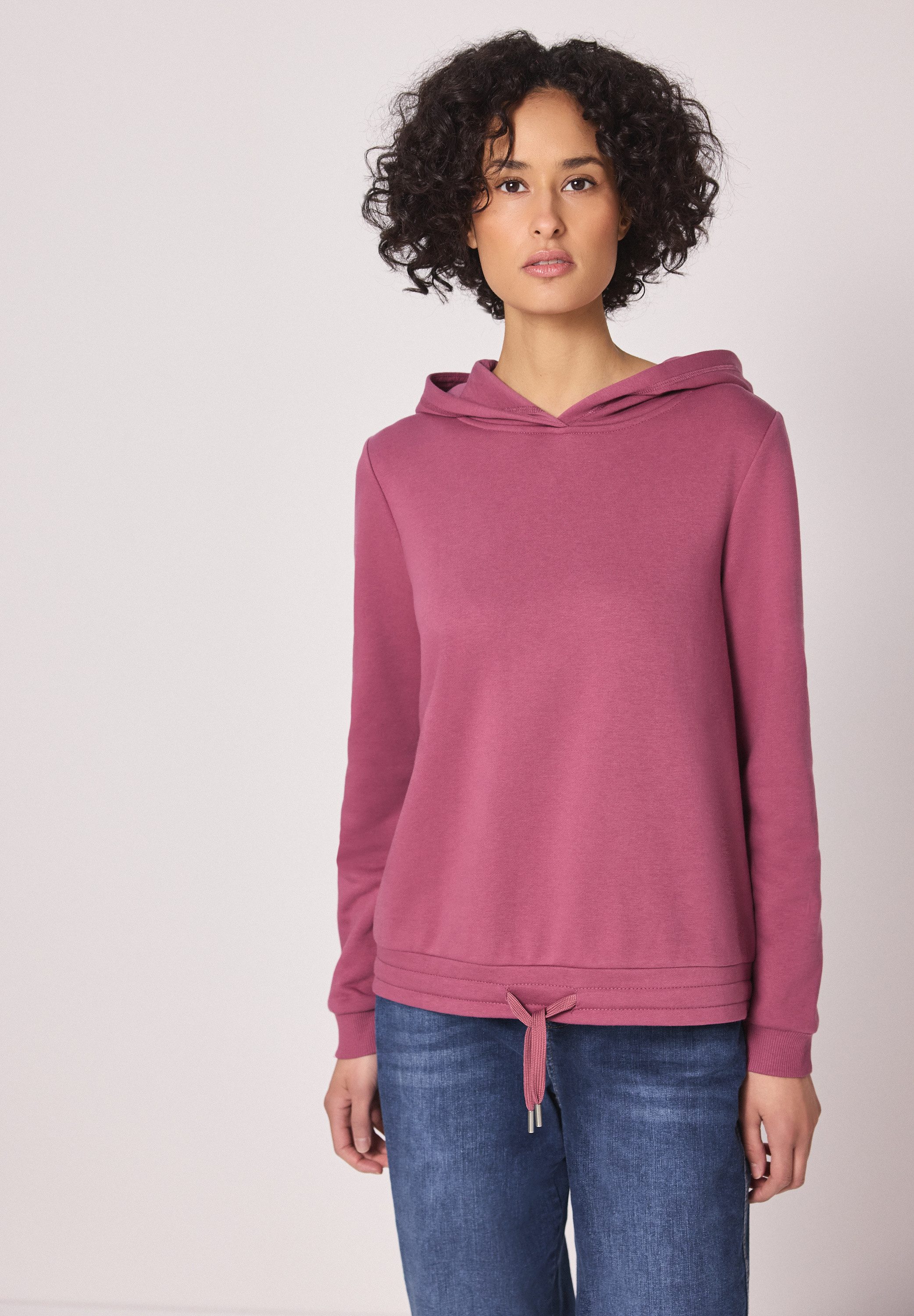 STREET ONE Sweatshirt in Unifarbe
