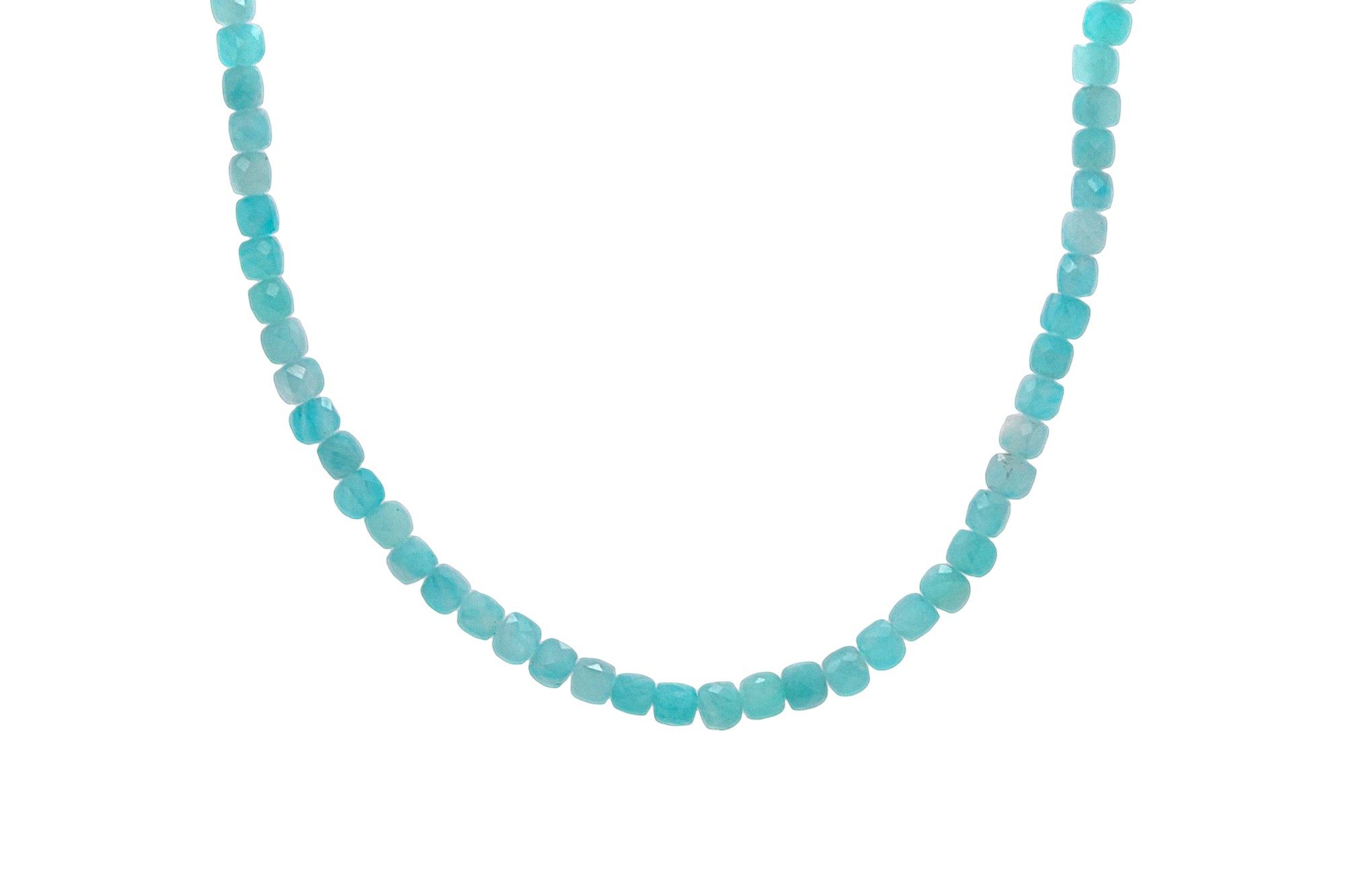 Sogni d'oro Collier mit peruanischem Amazonit, Silber 925