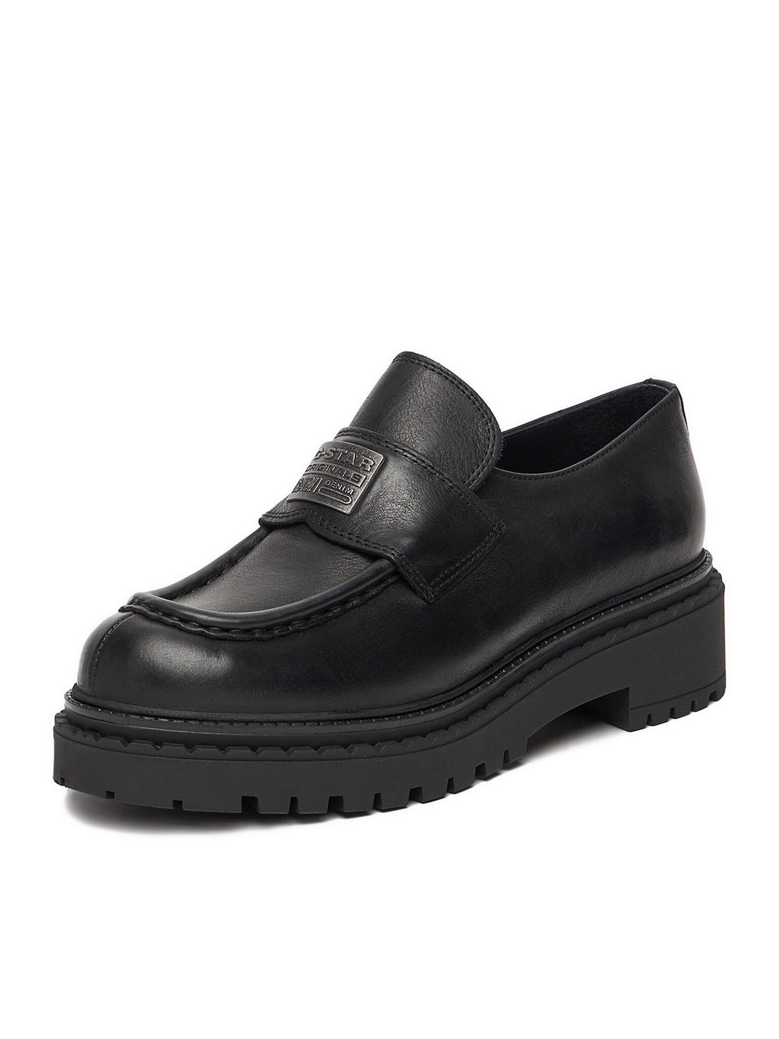 G-STAR G Star Raw Damen Loafer G-STAR RAW-EO-DOLUNAY-25FW05 Schwarz Schwarz Mokassin