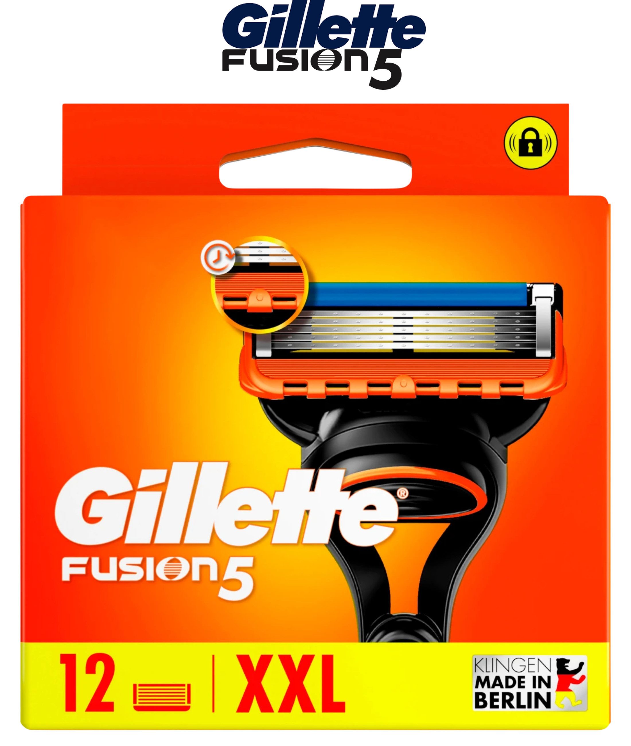 Gillette Rasierklingen Fusion5, 12-tlg.