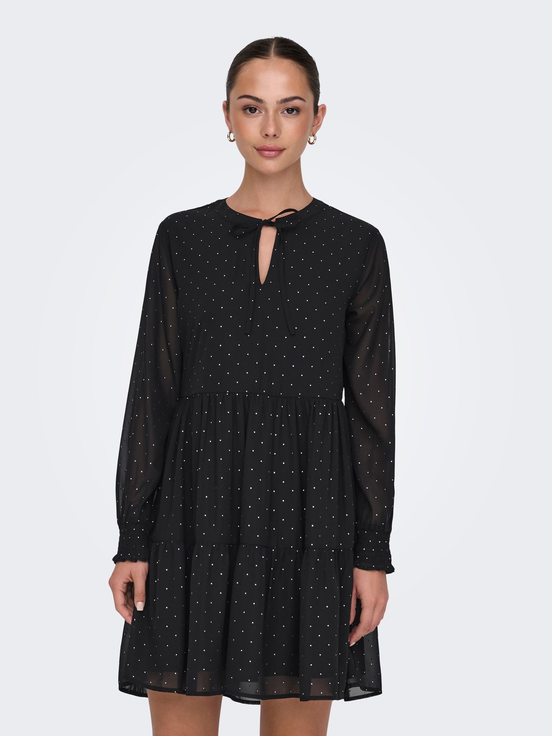JACQUELINE de YONG Shirtkleid Mini gepunktet günstig online kaufen