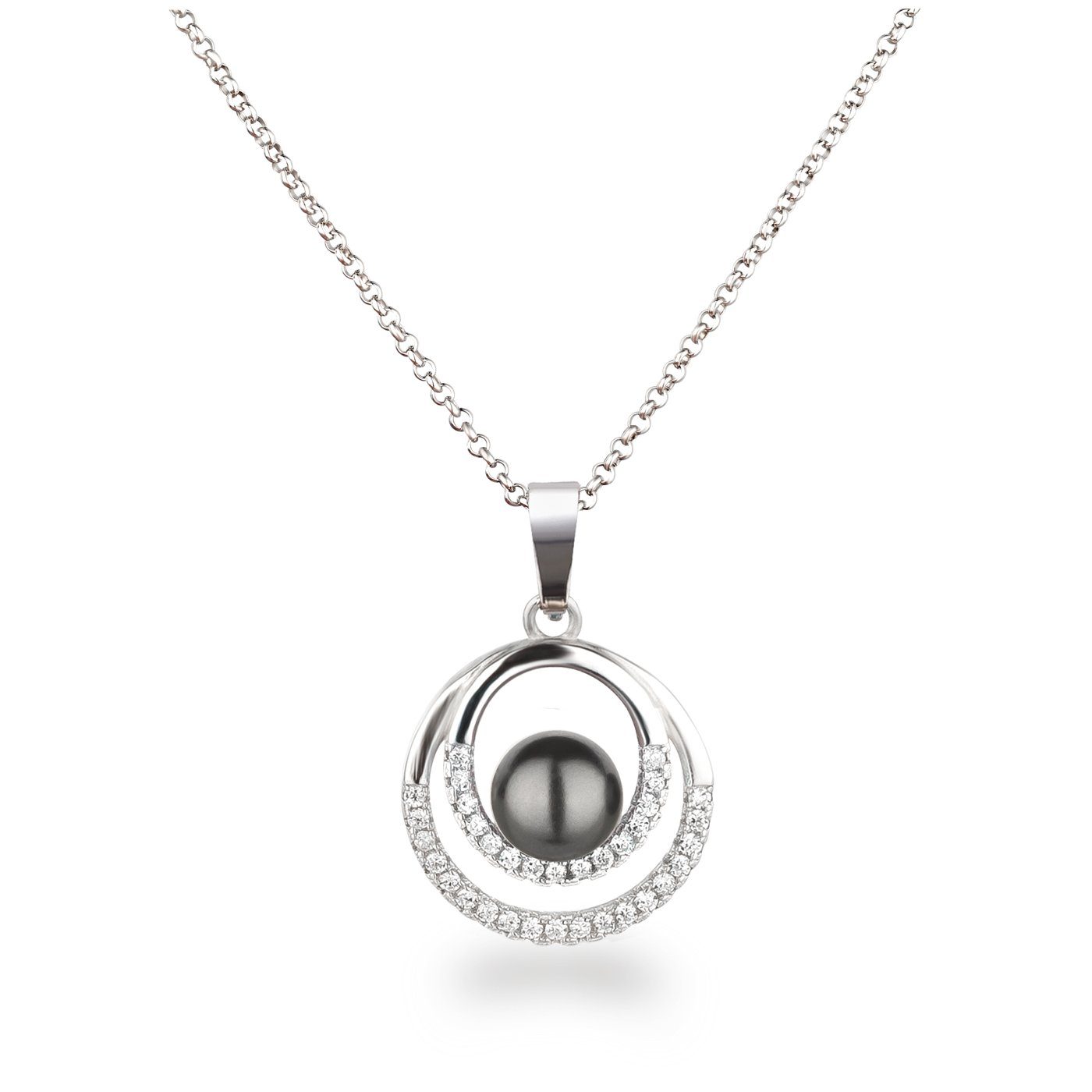 Schöner-SD Kette mit Anhänger Kringel runder günstig online kaufen