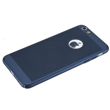 König Design Handyhülle Apple iPhone 8 Plus, Apple iPhone 8 Plus Handyhülle Backcover Blau