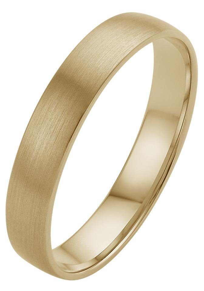 Firetti Trauring Schmuck Geschenk Gold 375 Hochzeit Ehering "LIEBE" Sterne, Made in Germany, wahlweise mit oder ohne Brillanten