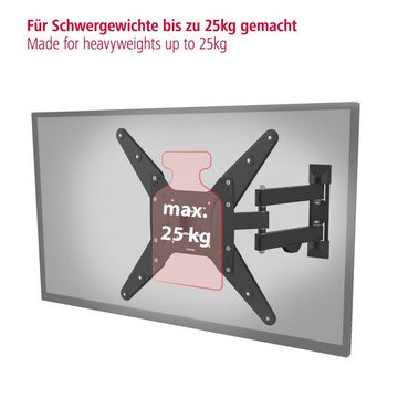 Hama schwenkbar, vollbeweglich, 81 - 165 cm (32"- 65), 43",50",55" TV-Wandhalterung, (bis 65 Zoll)