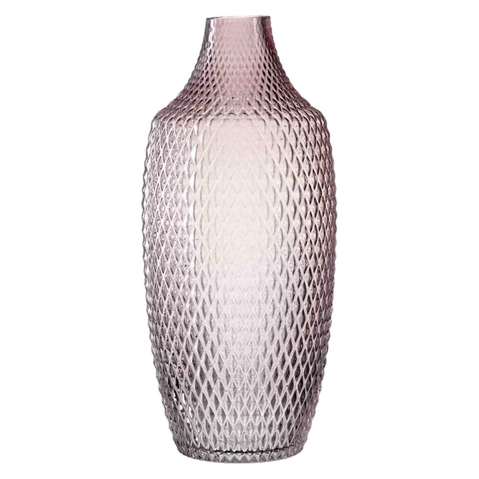 Leonardo Vaso Dynamic Pavimento In Vetro Trasparente – Altezza 30 Cm, Fatto A Mano - 2