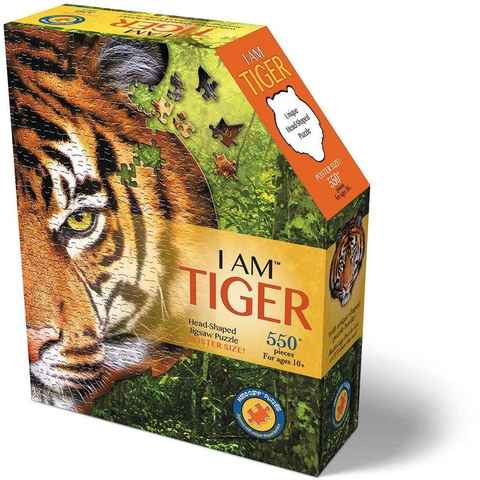 Madd Capp™ Konturenpuzzle Tiger, 550 Puzzleteile