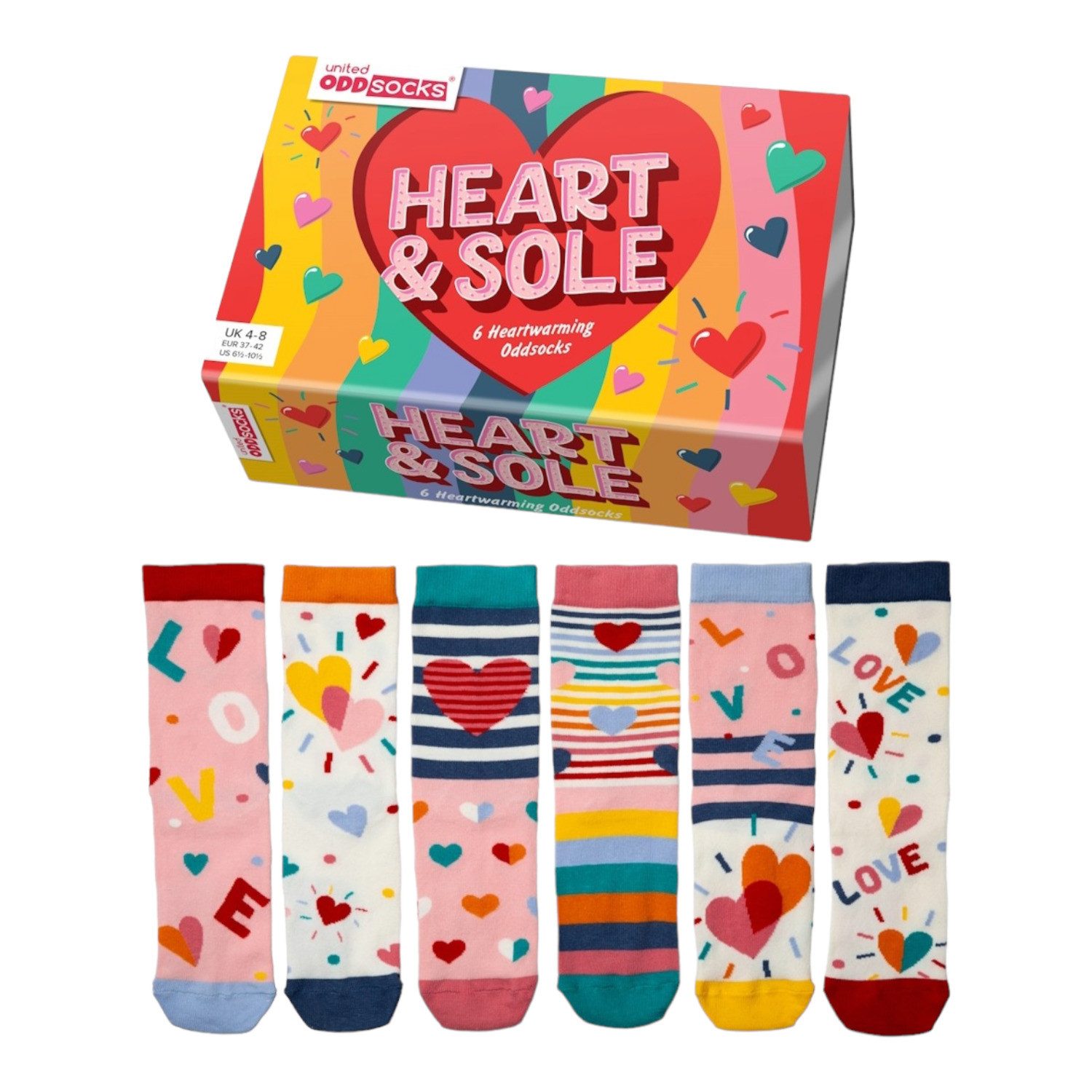 United Oddsocks Freizeitsocken Ein Herz und günstig online kaufen