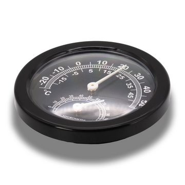 BENSON Raumthermometer 1-6 Thermometer Hygrometer Luftfeuchtigkeit, 1-tlg., Temperatur, Analog, Wetterstation, Rund