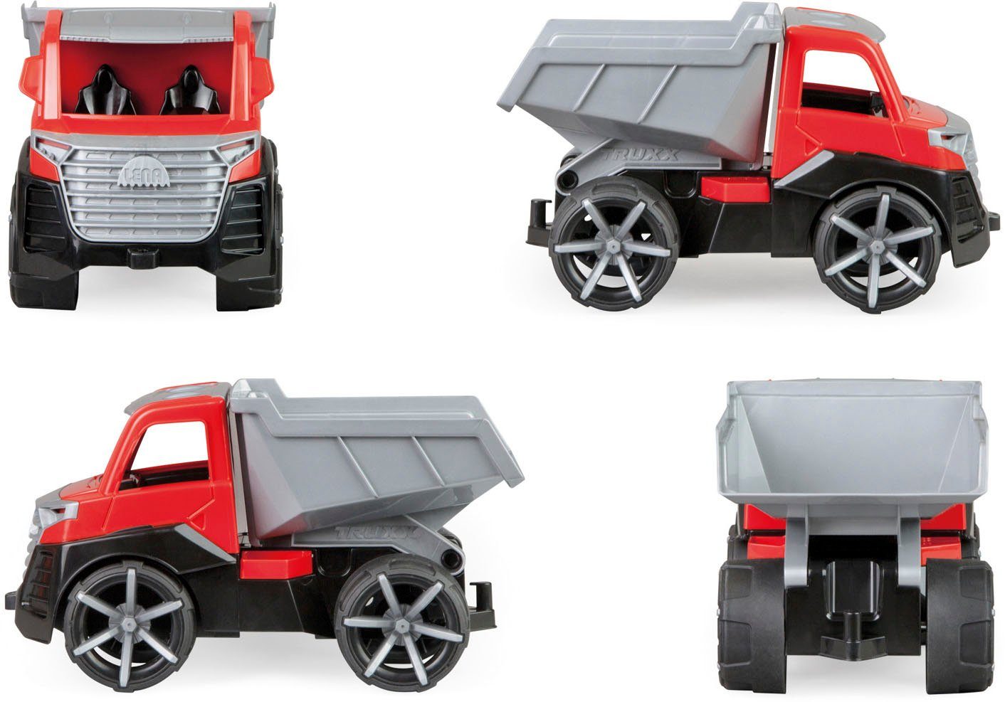 Lena® Spielzeug-Kipper TRUXX², rot, inlusive Spielfigur; Made in Europe