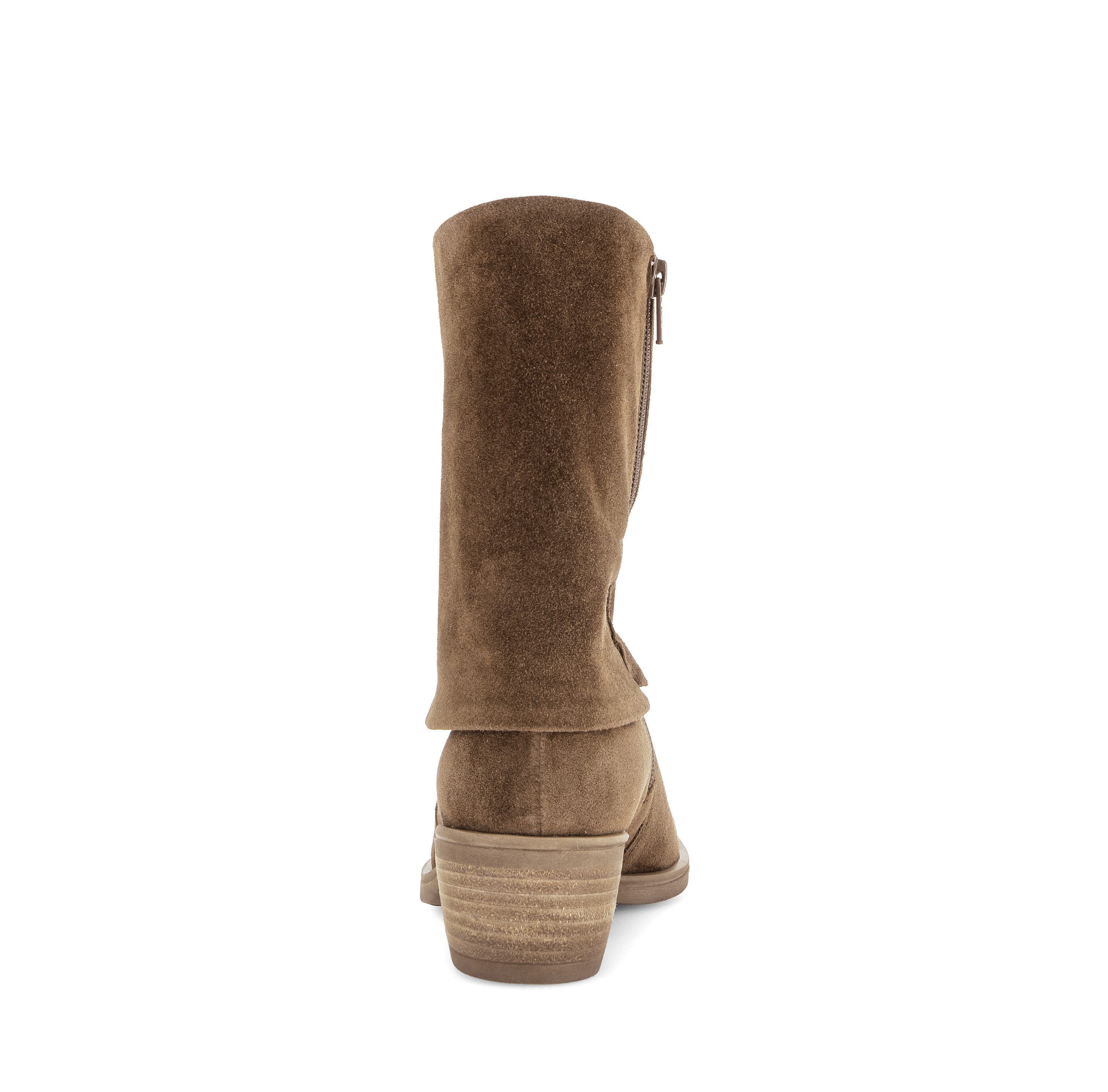 Gabor Westernstiefelette Blockabsatz, Cowboyboots mit angenähter Gamasche, Weite G (weit)