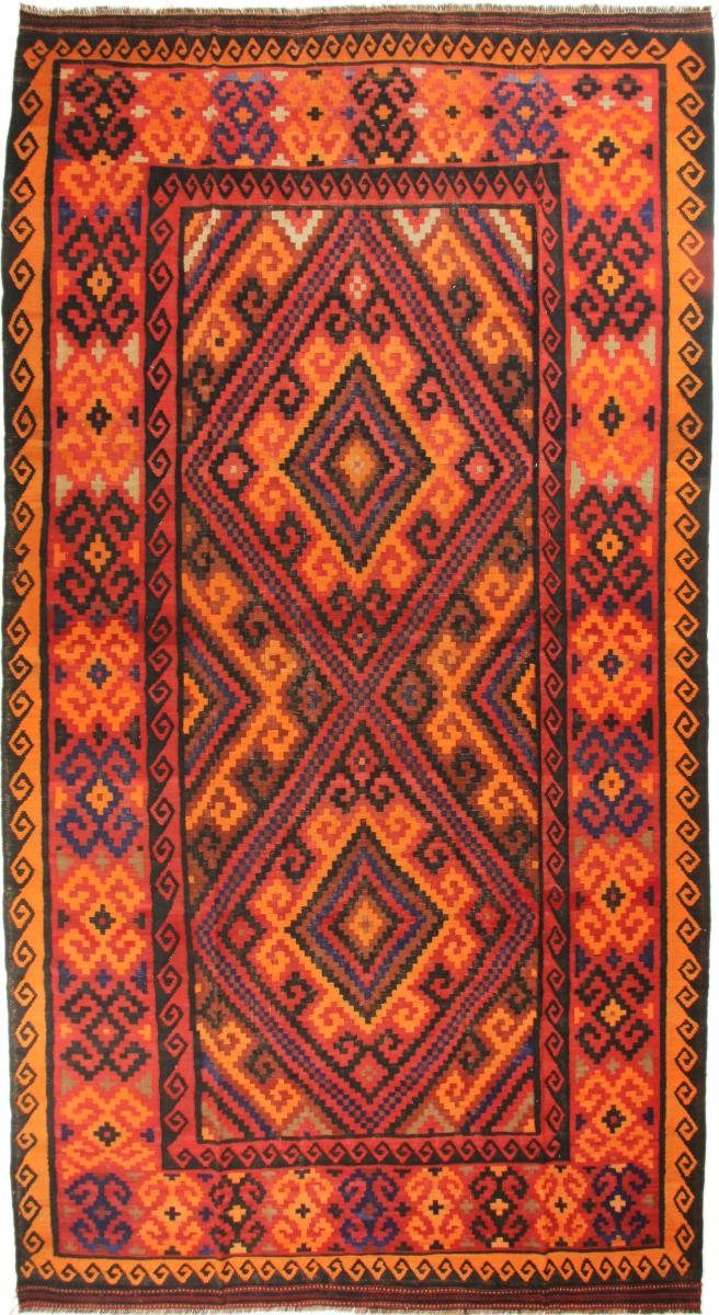 Orientteppich Kelim Afghan Antik 247x460 Handgewebter Orientteppich Läufer, Nain Trading, rechteckig, Höhe: 3 mm