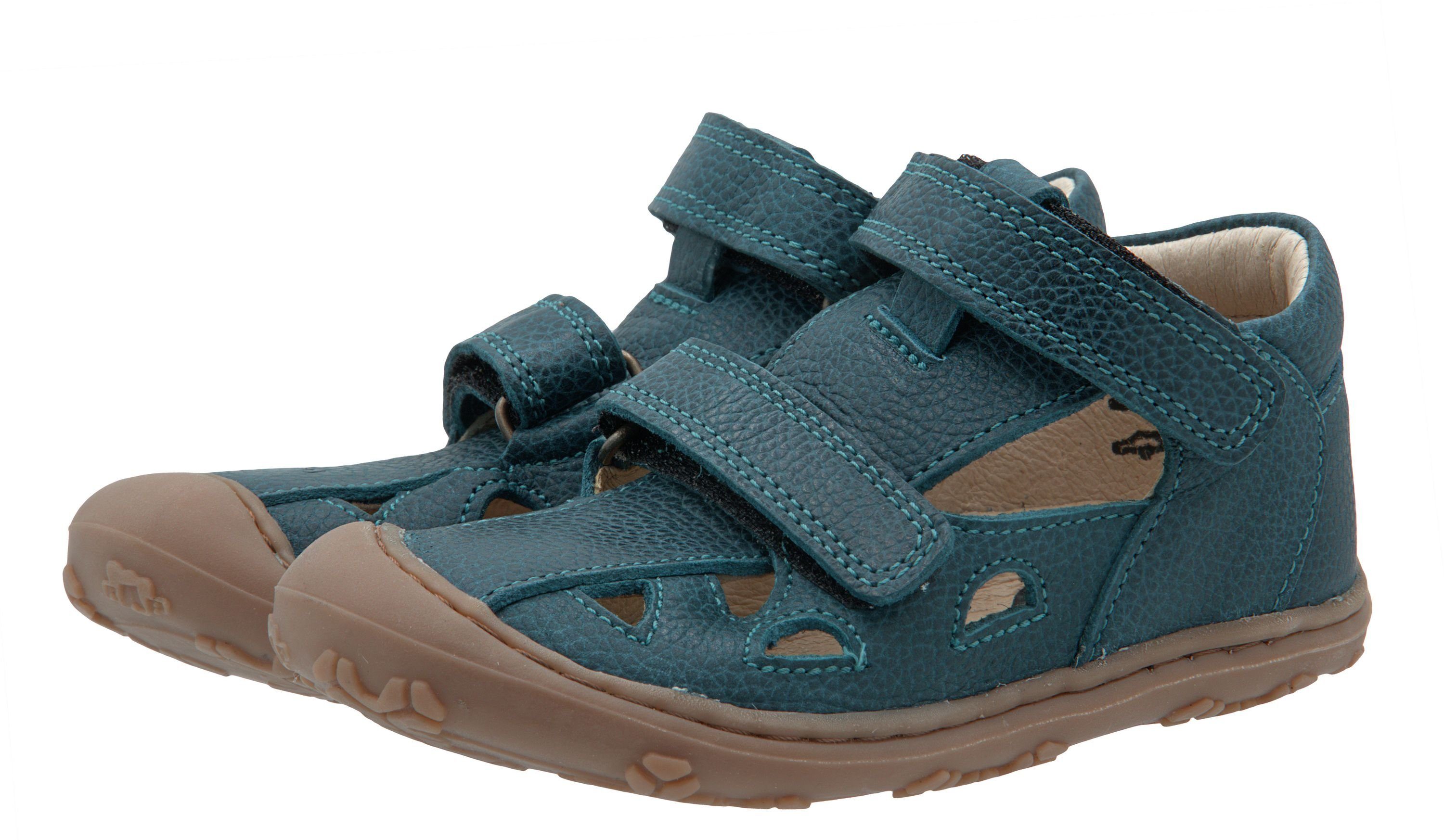 Aurato Rap Arauto Rap Sandalen Kleinkind erste Schuhe Leder Klett Petrol Sandalette