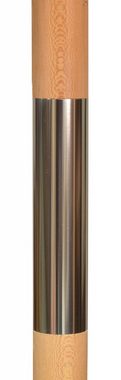 Kai Wiechmann Sonnenschirm Stylischer Balkonschirm 350 cm als hochwertiger Schattenspender, Gartenschirm aus Holz mit Windauslass & UPF 50+