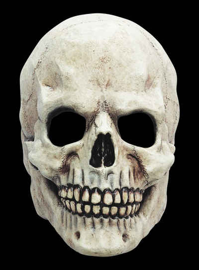 Ghoulish Productions Verkleidungsmaske Totenkopf Maske des Grauens, Schaurig-schöne Skelett Maske - nicht nur für Halloween