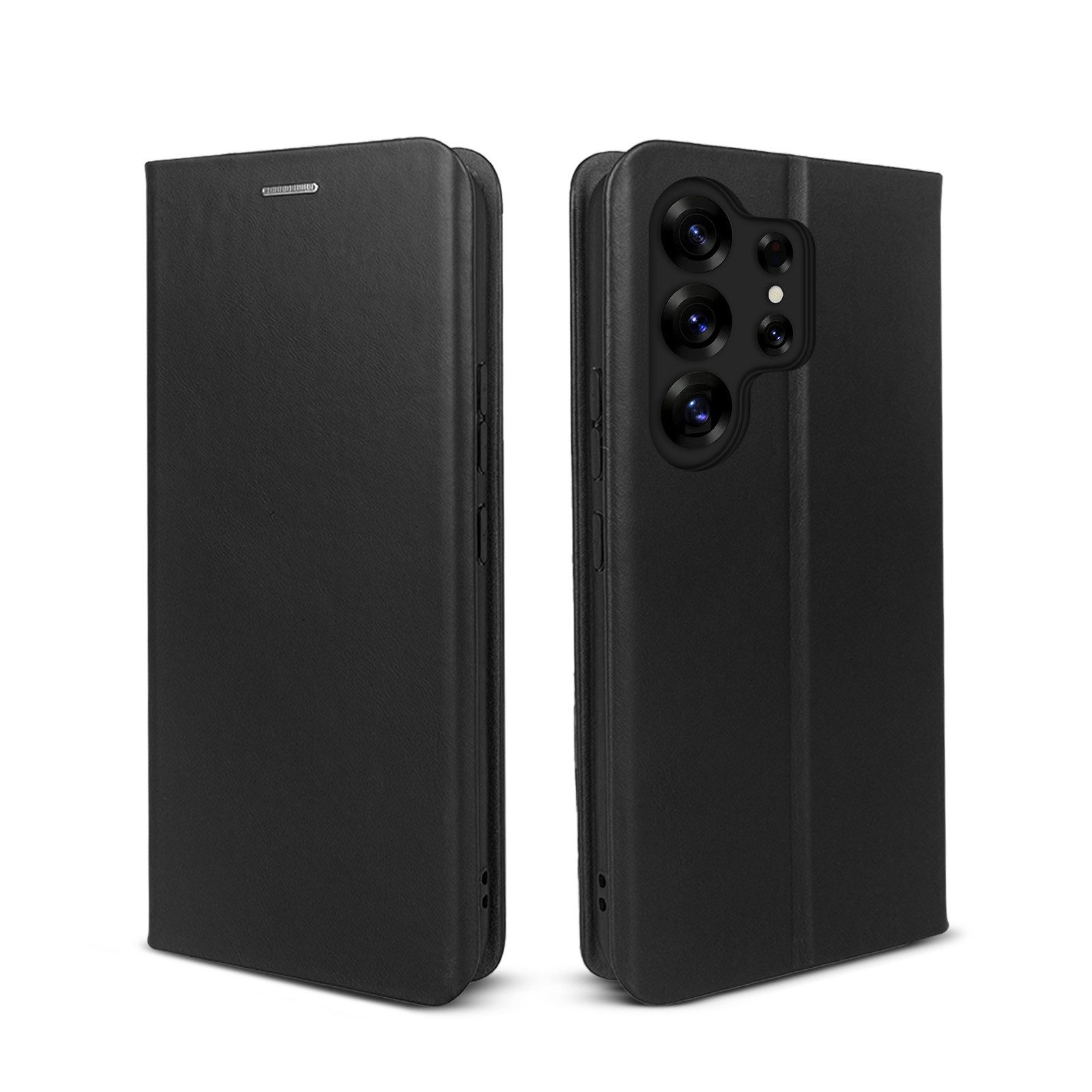 Tec-Expert Handyhülle Echtleder Klapp Hülle für Samsung Galaxy S26, Cover Klapphülle Case mit Kartenfach RFID Schutz aufstellbar