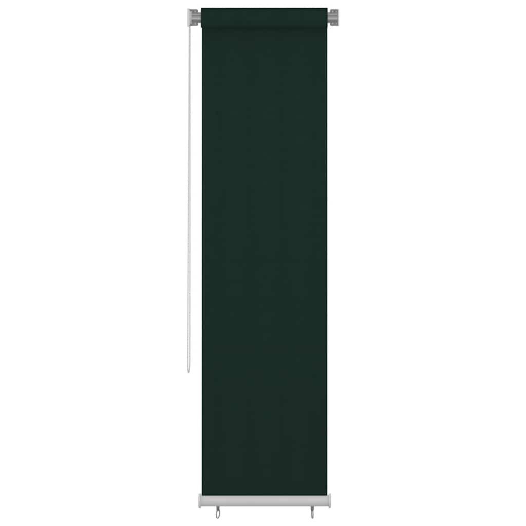 Rollo Außenrollo 65 (B)x230 (H) cm Dunkelgrün HDPE, vidaXL