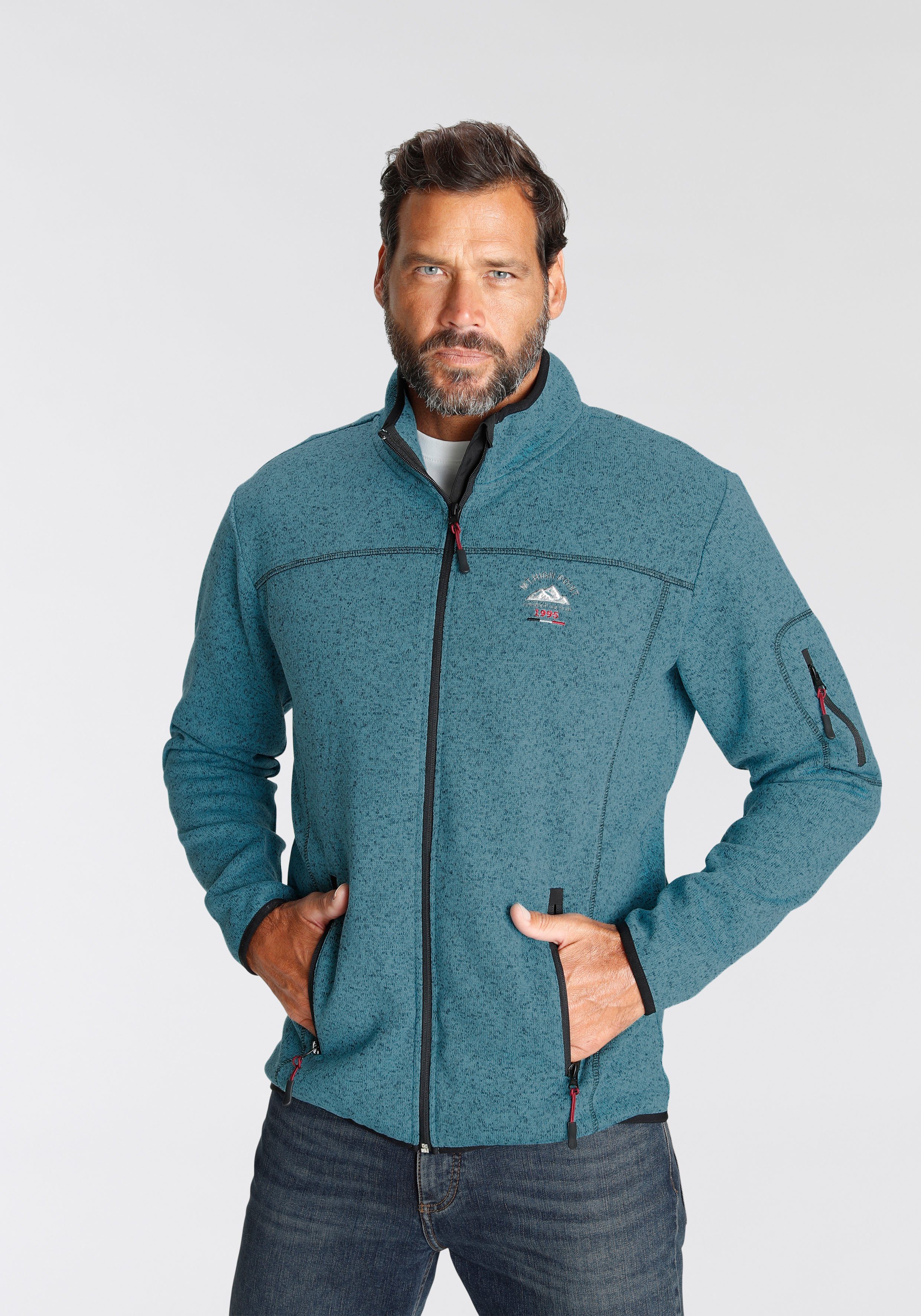 Strickfleecejacke