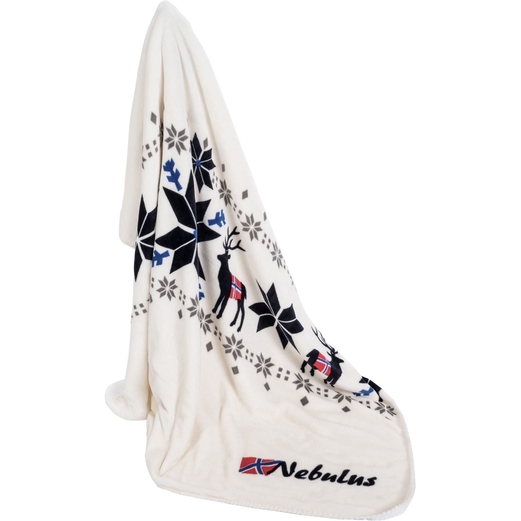 Wohndecke DEERIES, P6235 - Unisex, weiß, 150x130, Nebulus