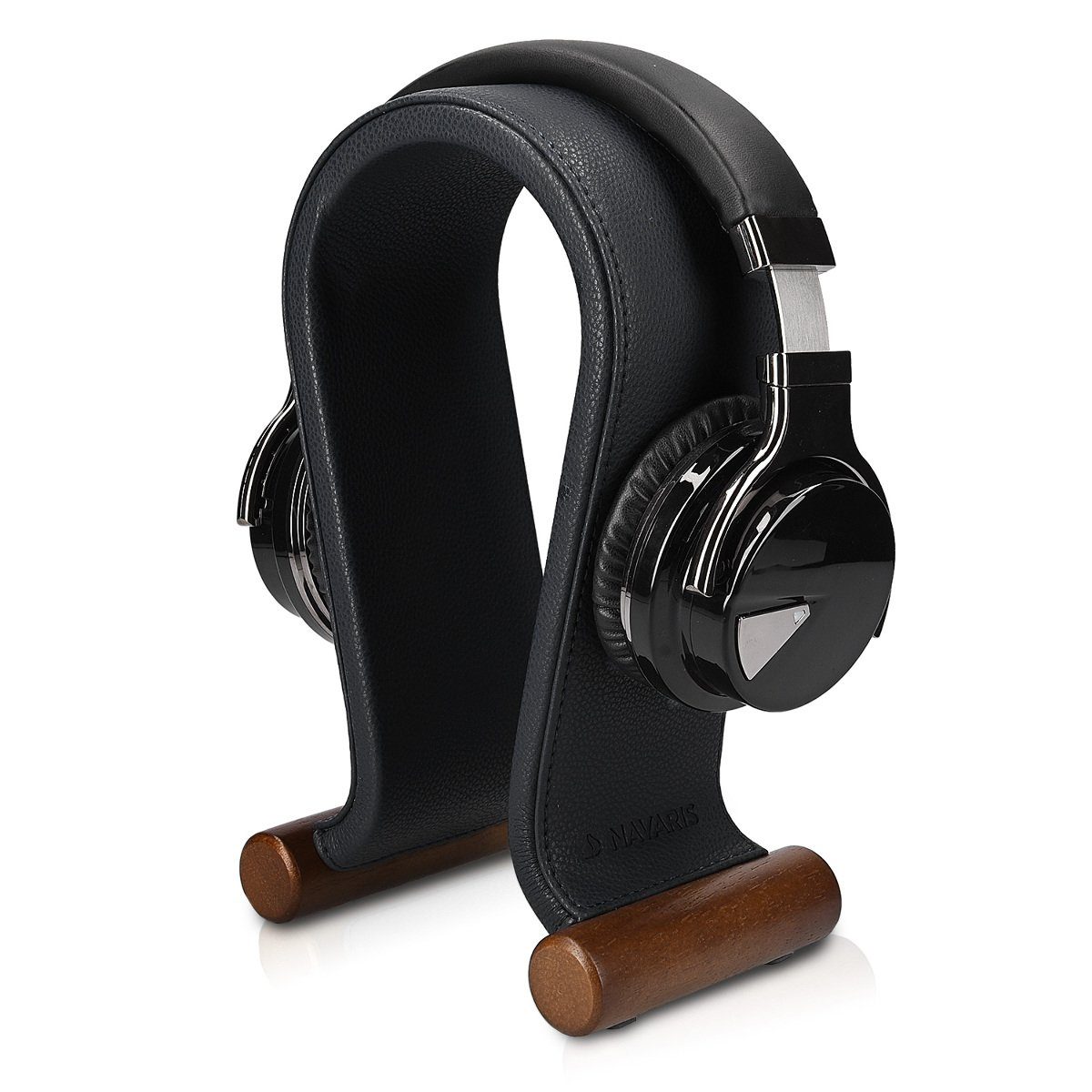 Navaris Kopfhörerständer Kopfhörerständer mit Kunstlederbezug - Gaming Headset Halterung, (1-tlg)