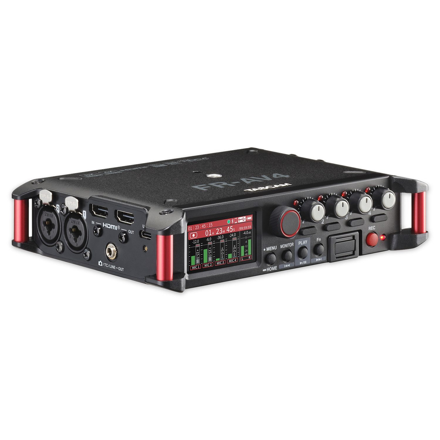 Tascam Tascam Audio-Recorder FR-AV4 4-Spur Feldrecorder Digitales Aufnahmegerät (4-Spur-Feldrecorder)