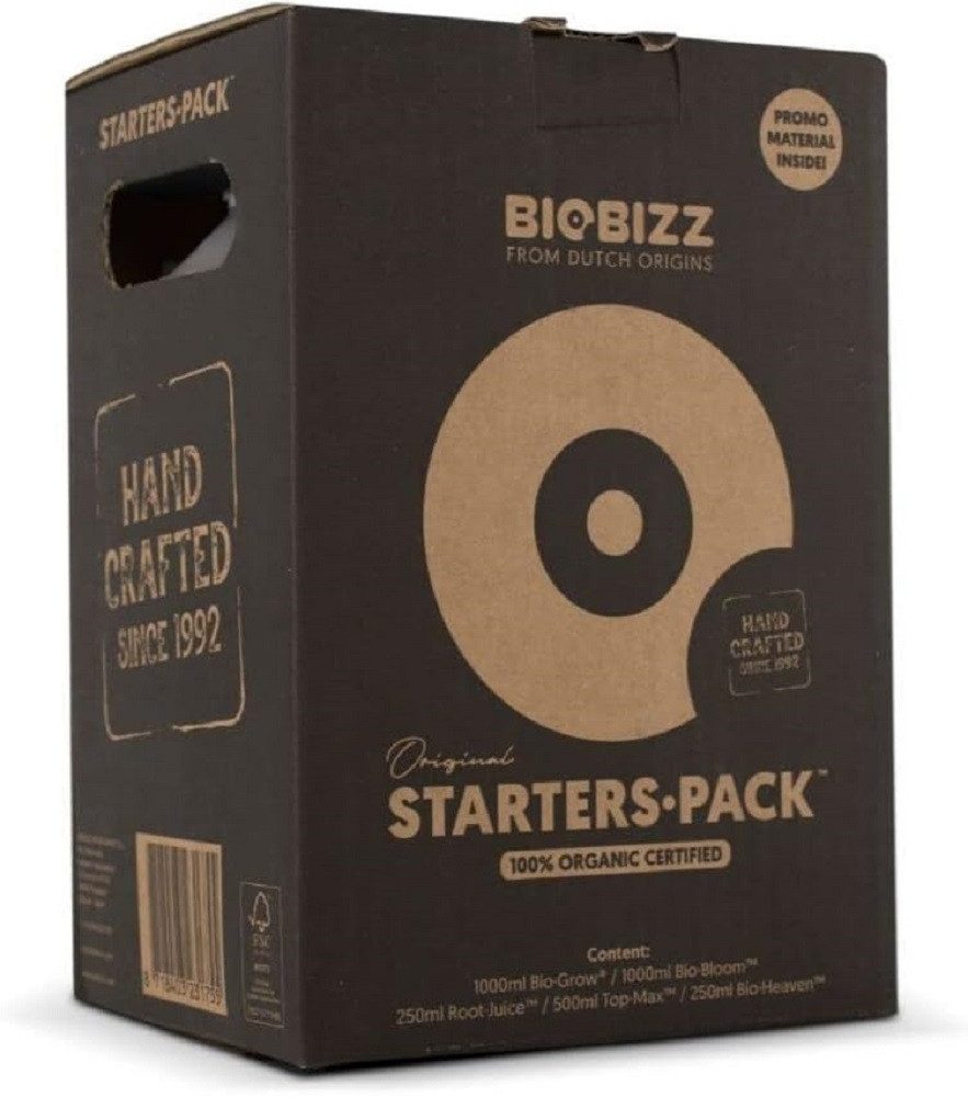 Pflanzendünger BioBizz Naturdünger Starters Pack 2x250ml, 1x500ml, 2x1000ml