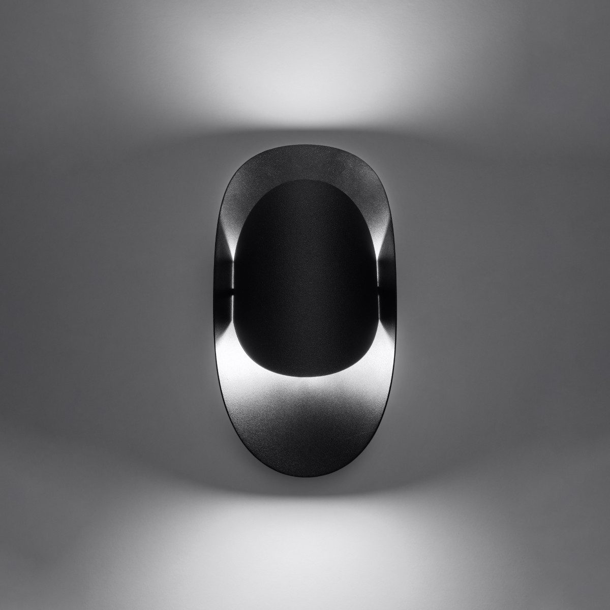 SOLLUX lighting Wandleuchte Wandleuchte Tear Schwarz, Nicht enthalten