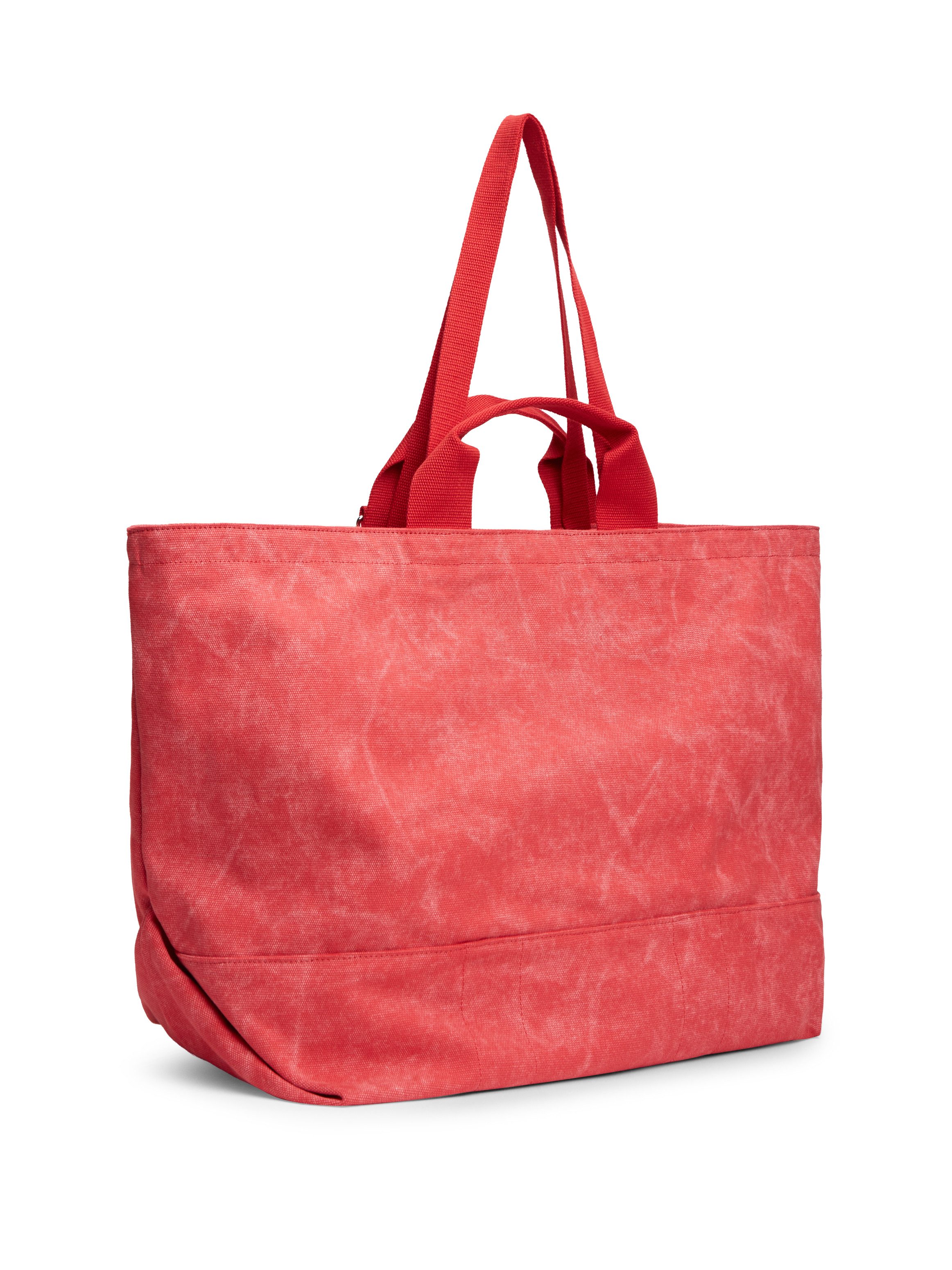 Tommy Jeans Tragetasche TJW WAVE FLAG MED TOTE, Unisex Tragetasche, Umhängetasche, Shopper, Henkeltasche im Used-Look