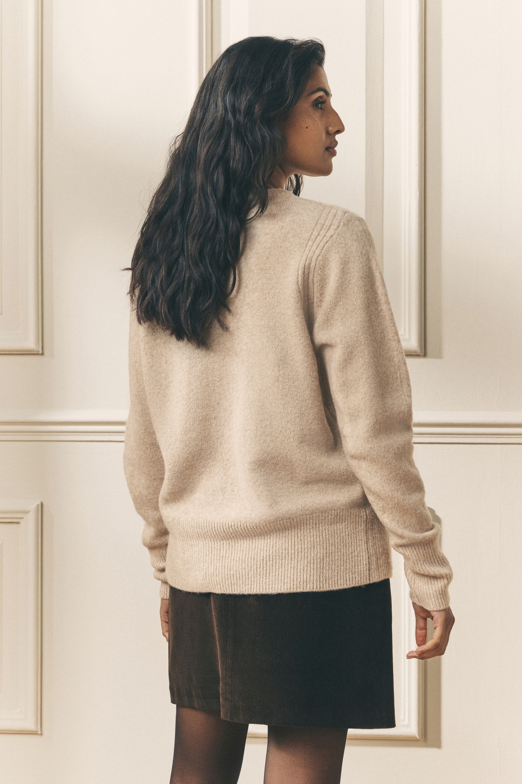 LAURA ASHLEY Rundhalspullover Laura Ashley Rundhalspullover mit Wollanteil günstig online kaufen