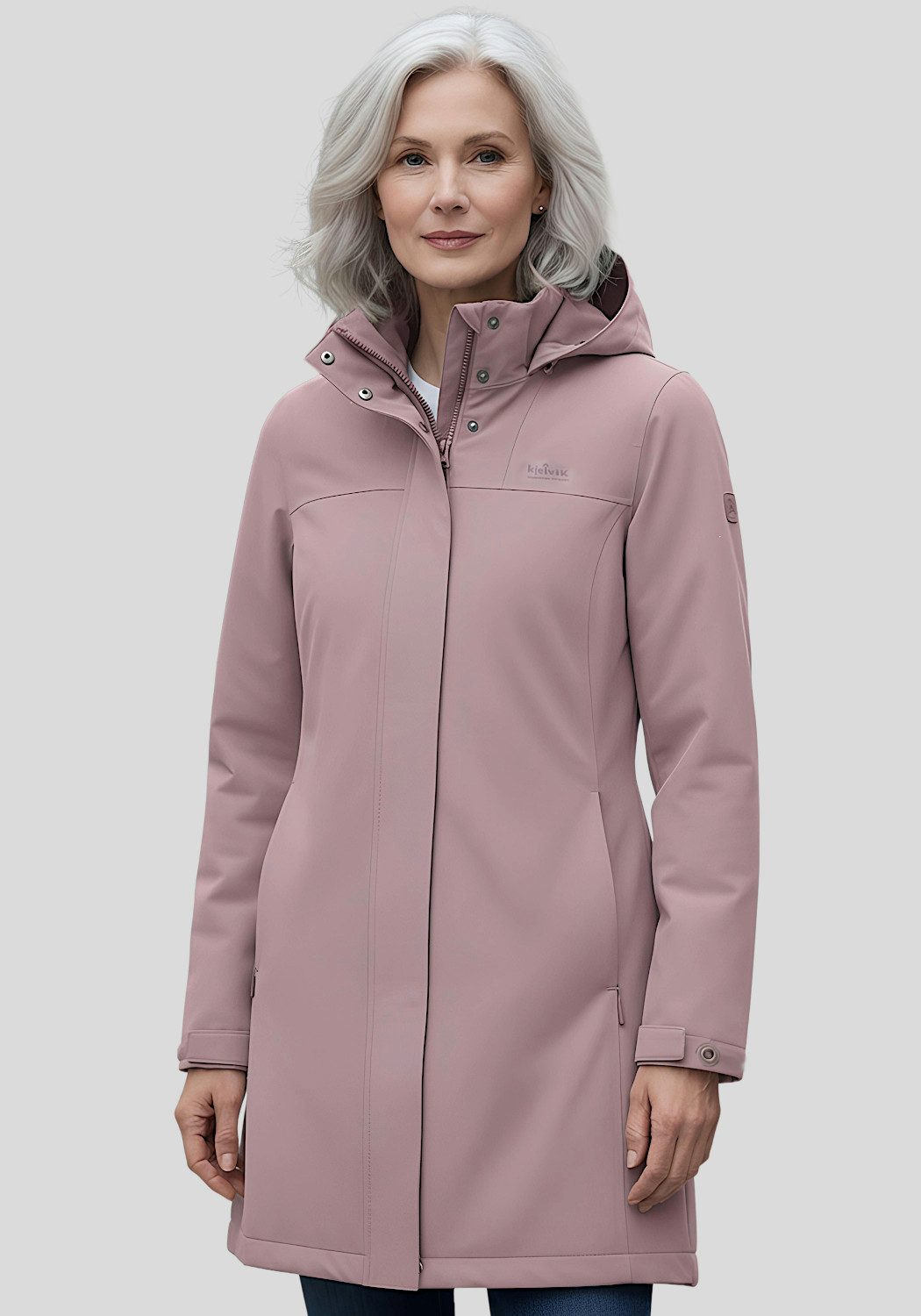 Kjelvik Funktionsparka Outdoorjacke mit Kapuze Wasserdichtes, winddichtes u günstig online kaufen