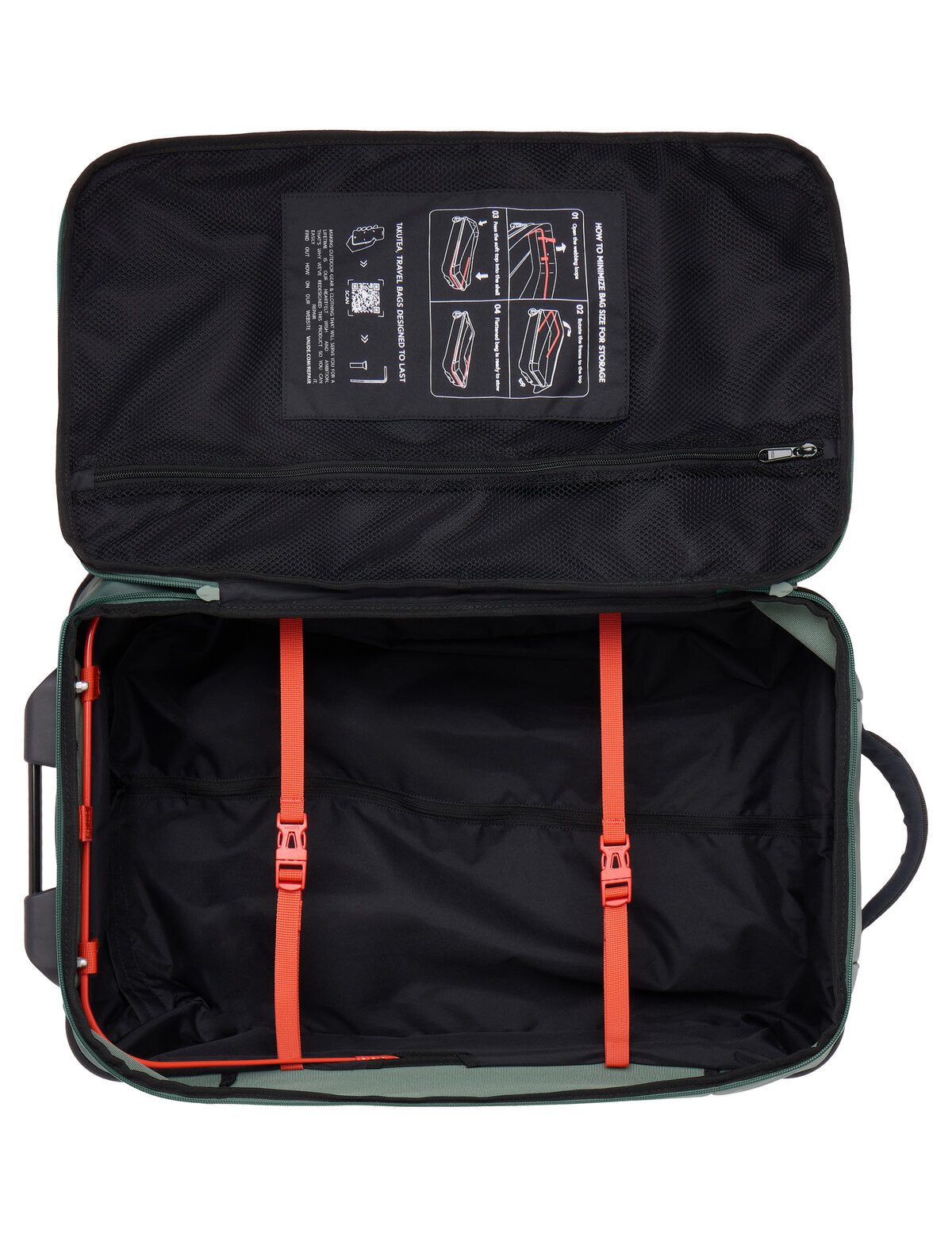 VAUDE Trolley Takutea 35, 2 Rollen, Reisetasche mit Rollen und Teleskopgriff, 35 Liter