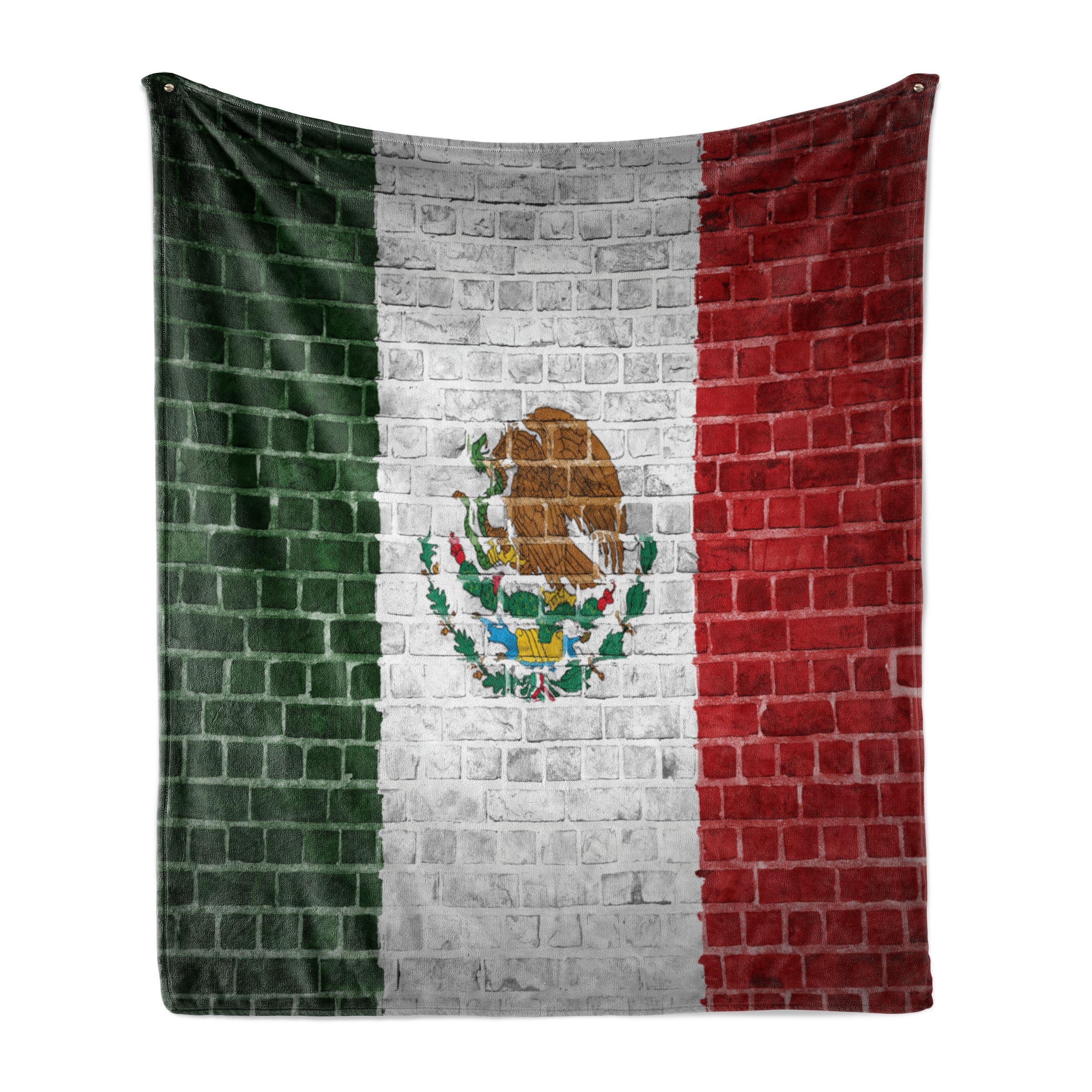 Wohndecke Gemütlicher Plüsch für den Innen- und Außenbereich, Abakuhaus, Mexica Latina Country Flag