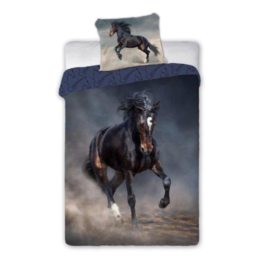 pferde bettwäsche 140x200 70x90