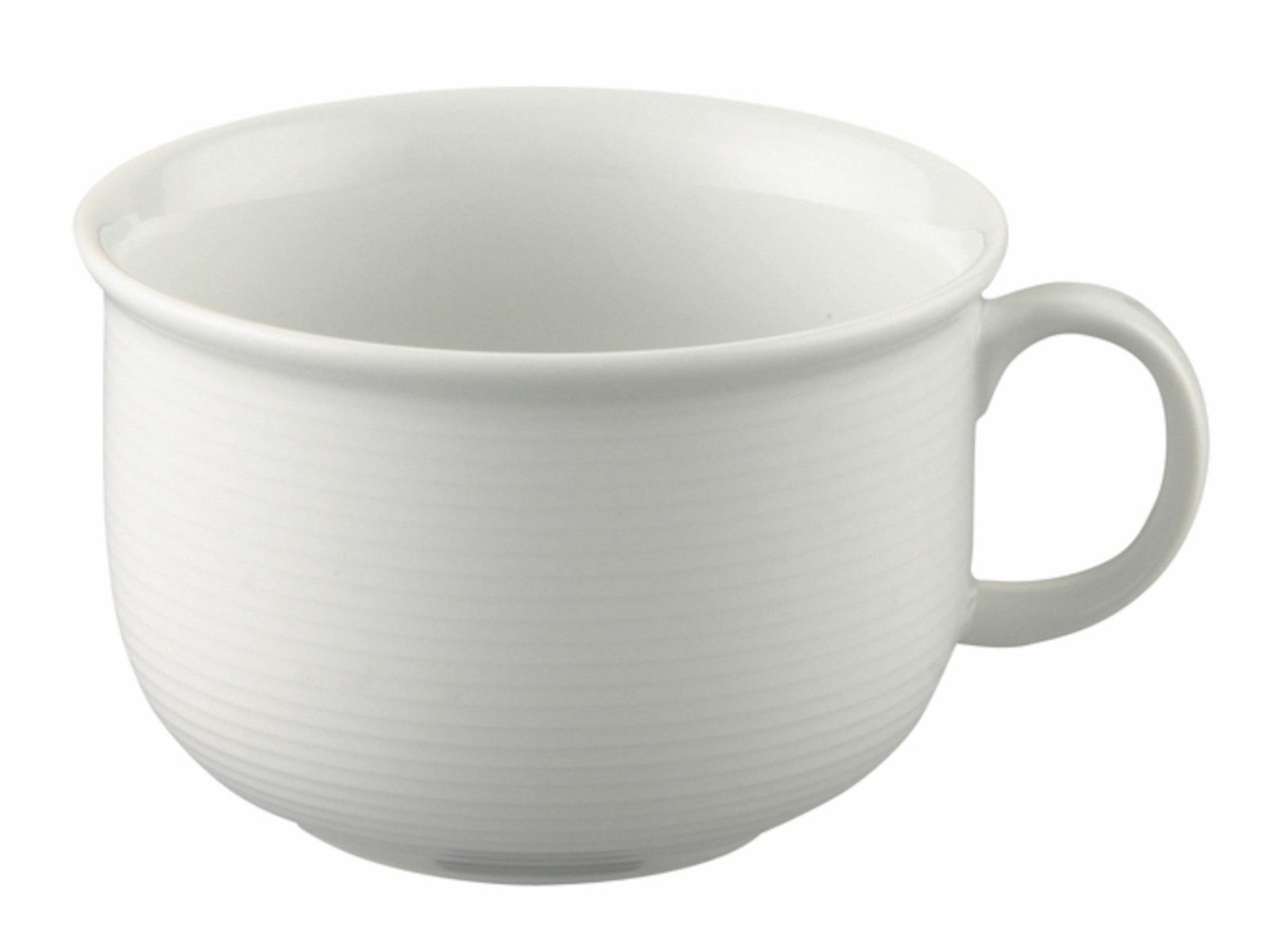 Thomas Porzellan Tasse Trend weiss Cappuccino-Obertasse 0,32 l, Porzellan, Tassen