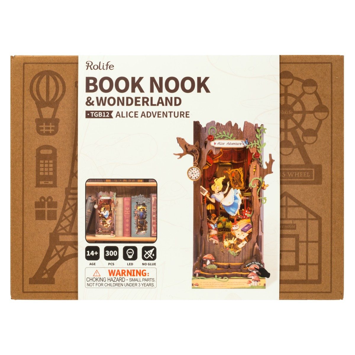 ROLIFE 3D-Puzzle Book Nook "Alice Adventure", günstig online kaufen