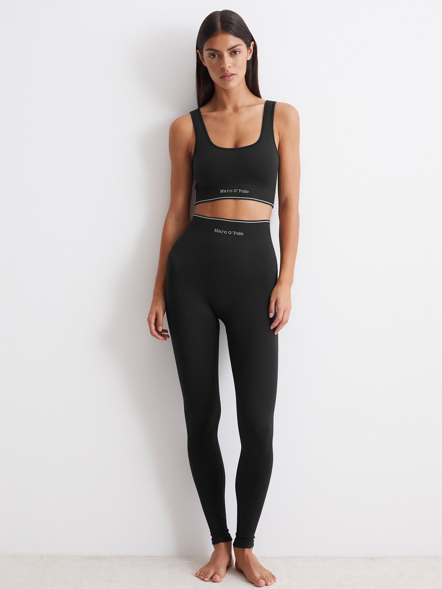 Marc O'Polo Leggings Seamless Waffle Blickdicht thermo-Leggins lange günstig online kaufen