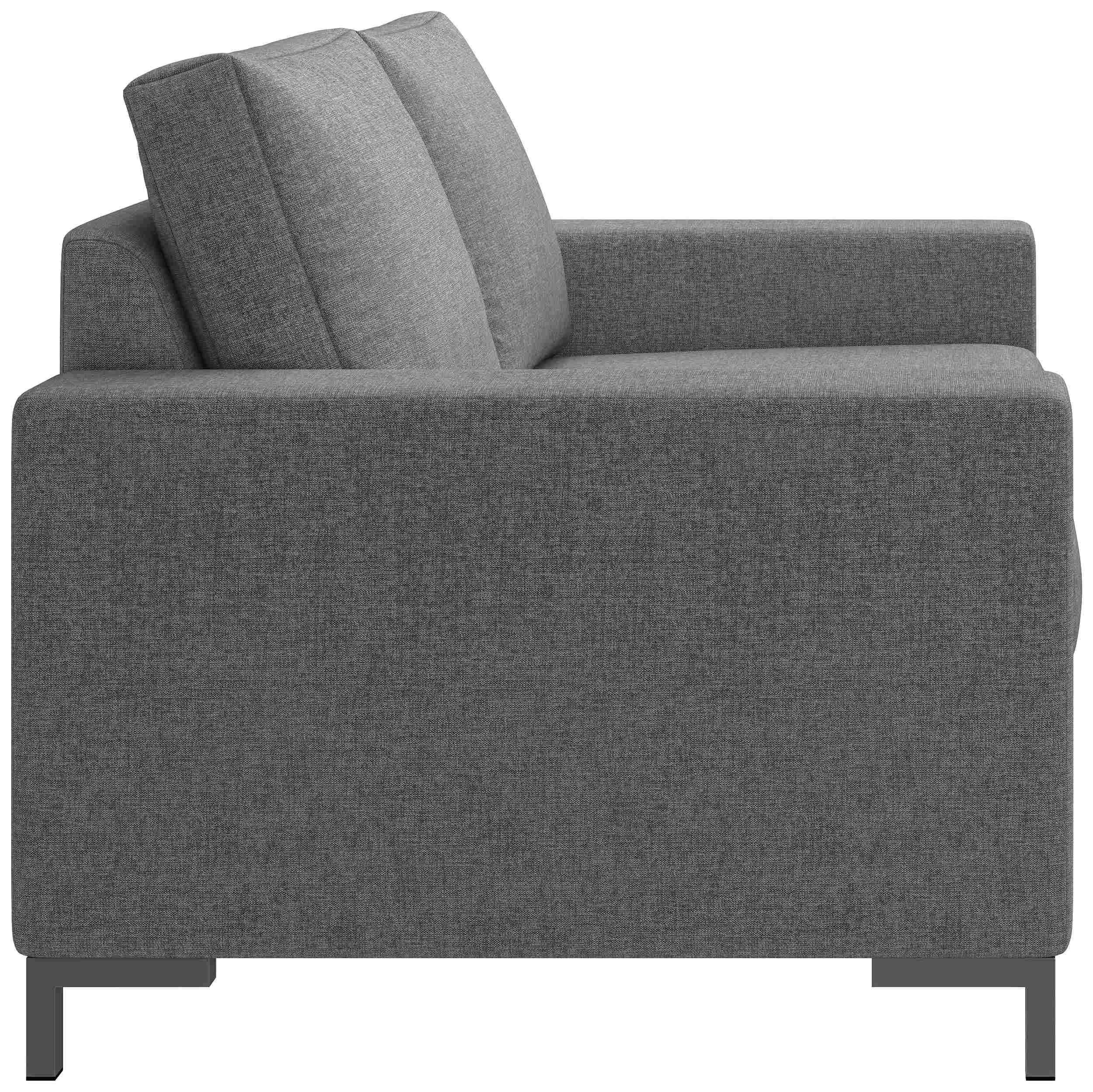 Armlehnen Sofa, Raum Sitzkomfort, und Design, mit Europa made 2-Sitzer, Modern im Erling, frei 3-Sitzer in Stylefy stellbar, Rückenlehne,